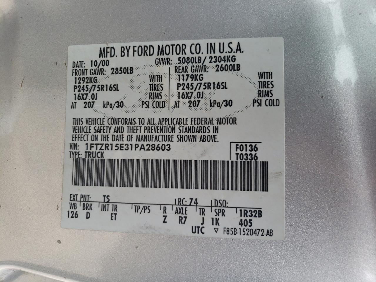 2001 Ford Ranger - Image 14