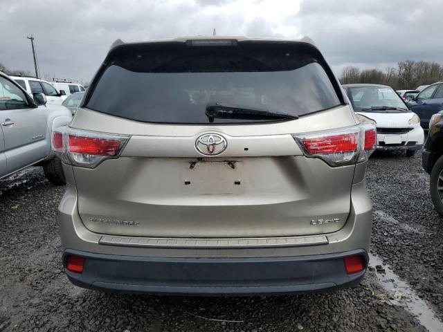  TOYOTA HIGHLANDER 2015 Gold