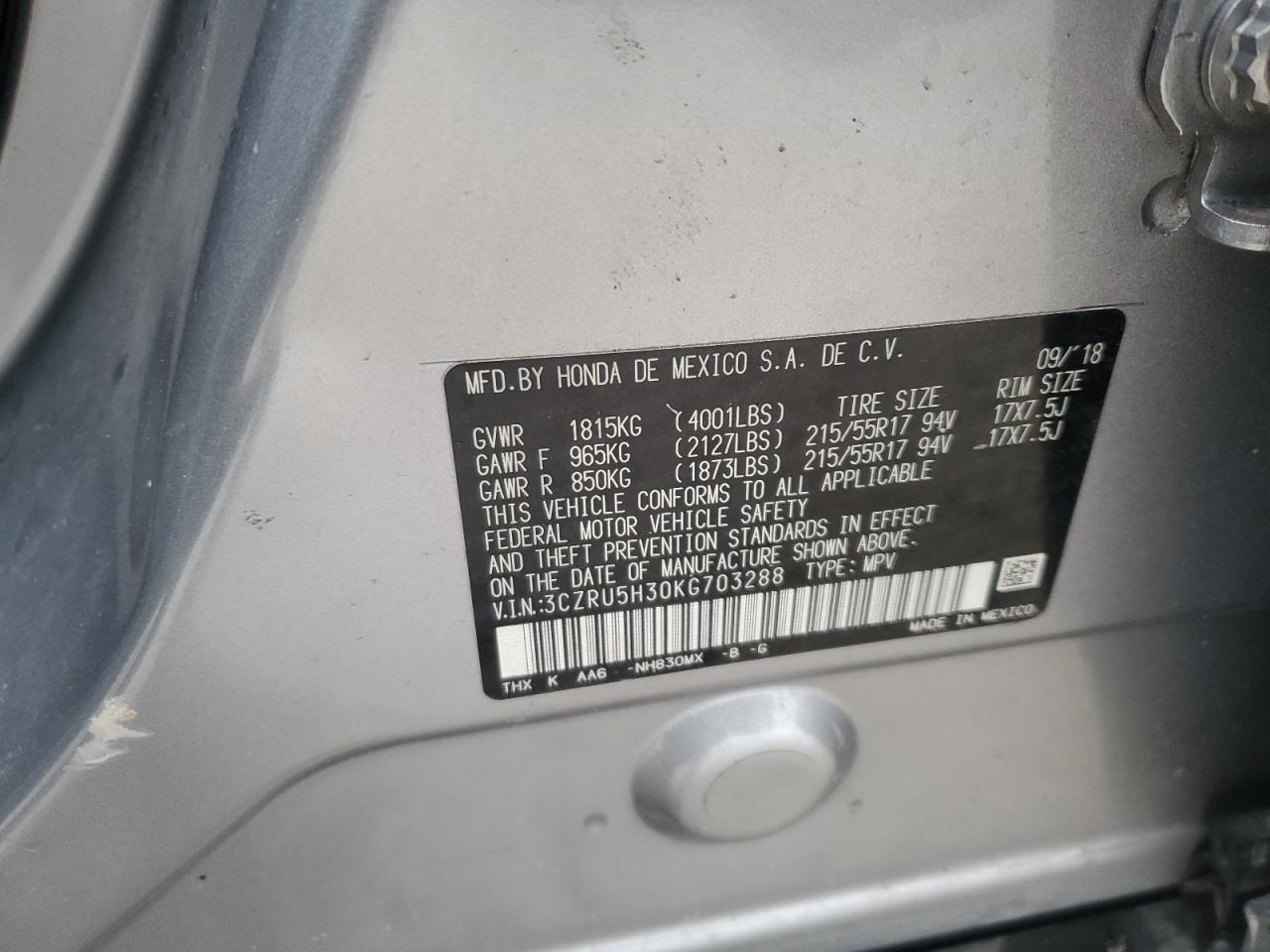 2019 Honda HR-V - Image 15