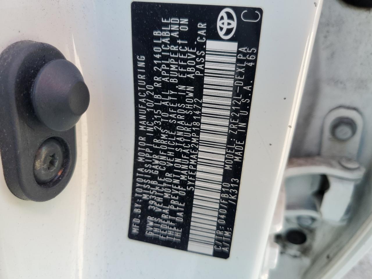 2021 Toyota Corolla - Image 12