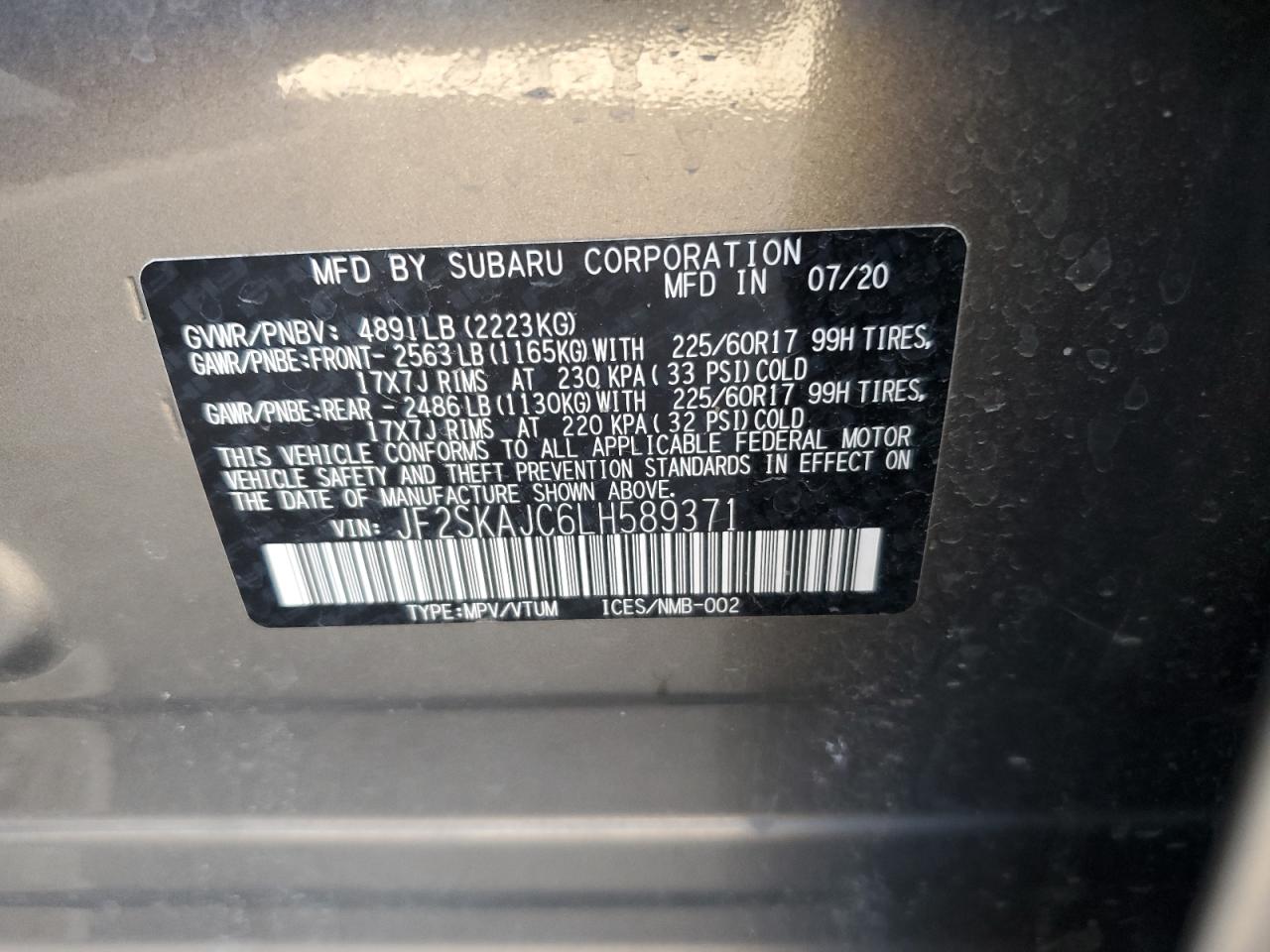 2020 Subaru Forester - Image 13