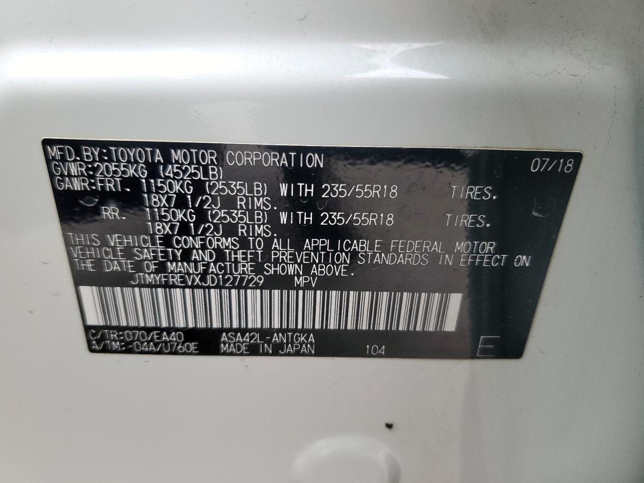 2018 Toyota RAV 4 - Image 14