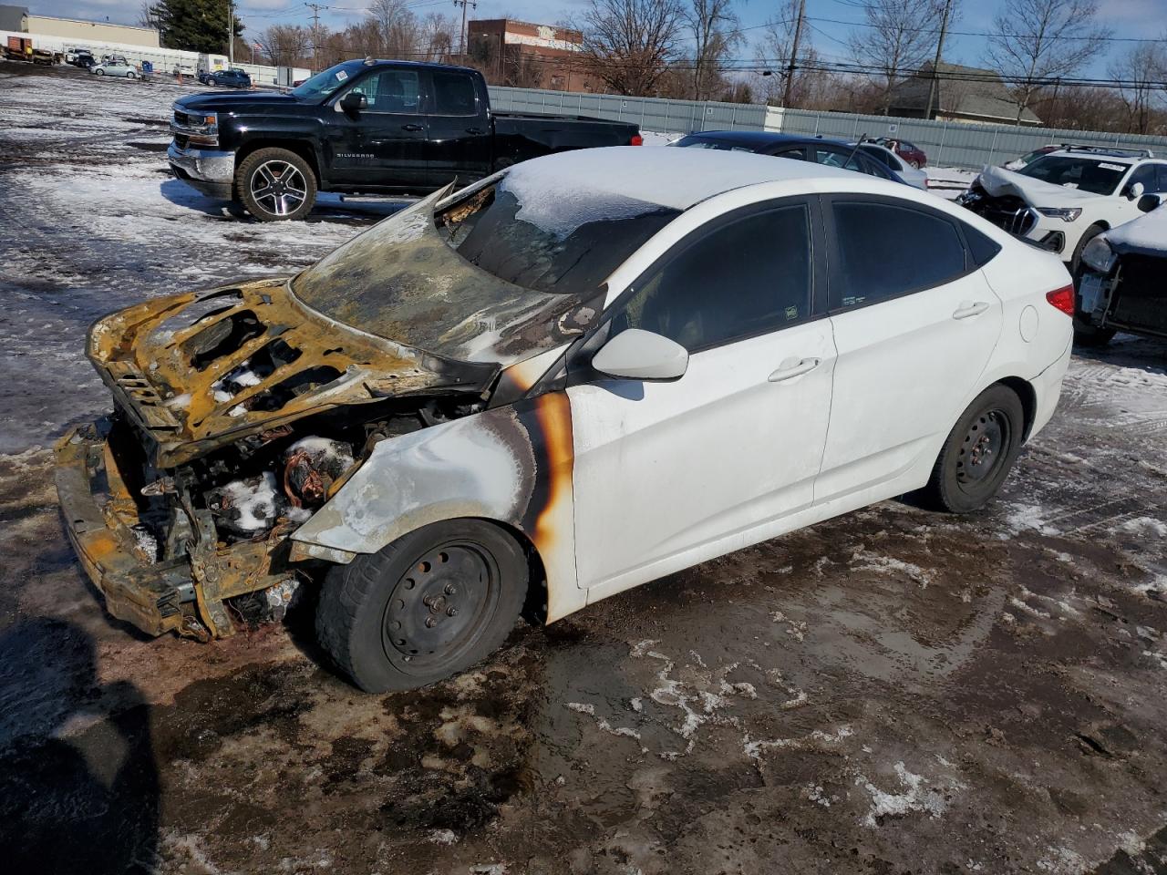 2016 Hyundai Accent Se for Sale in New Britain, CT - Burn