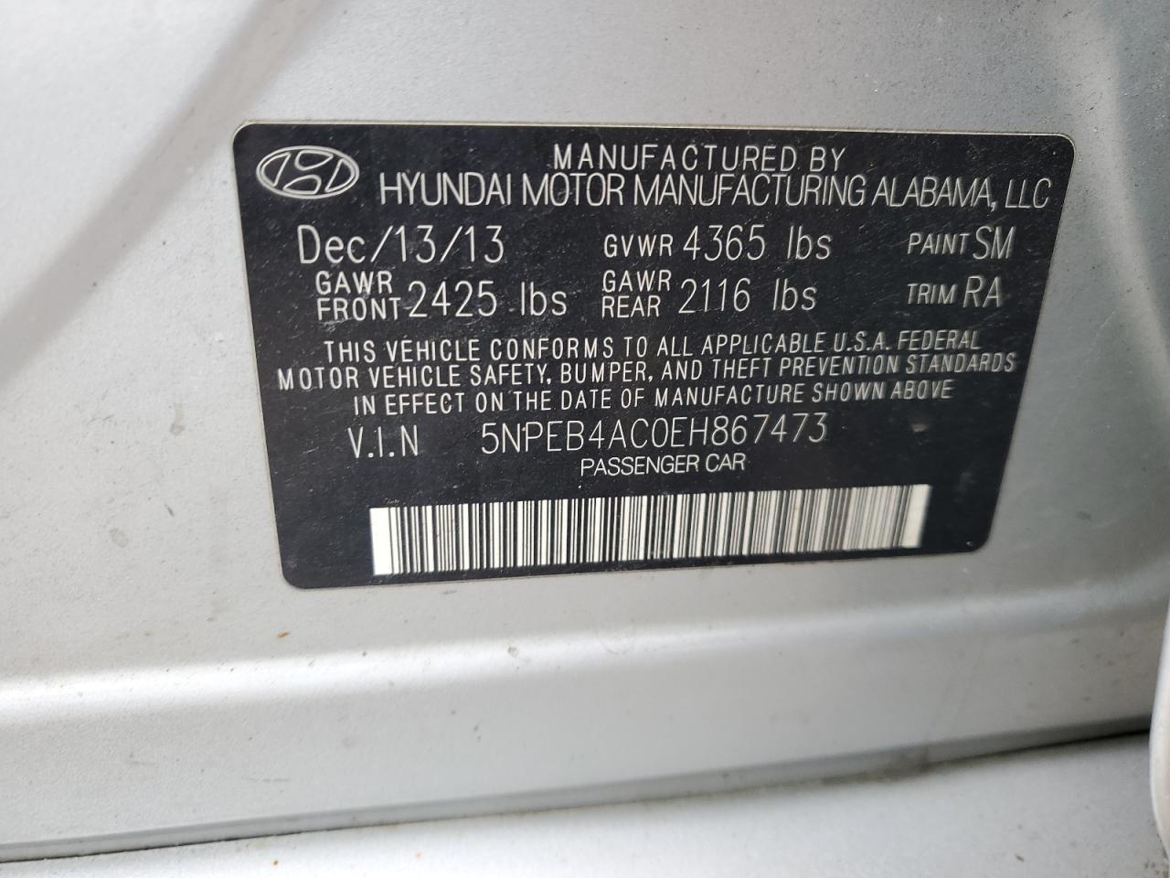 2014 Hyundai Sonata - Image 12