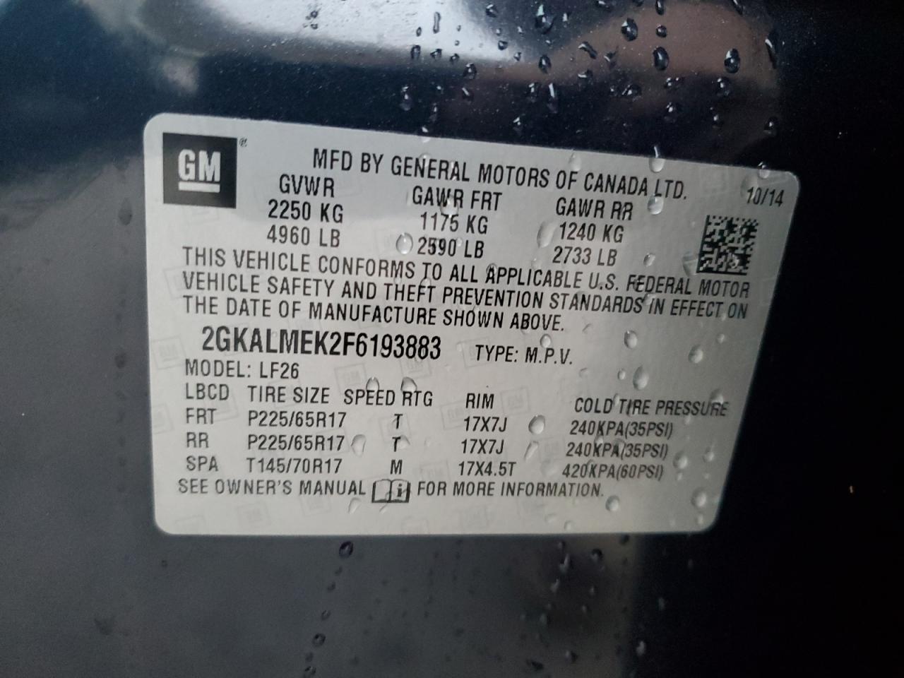 2015 GMC Terrain - Image 13