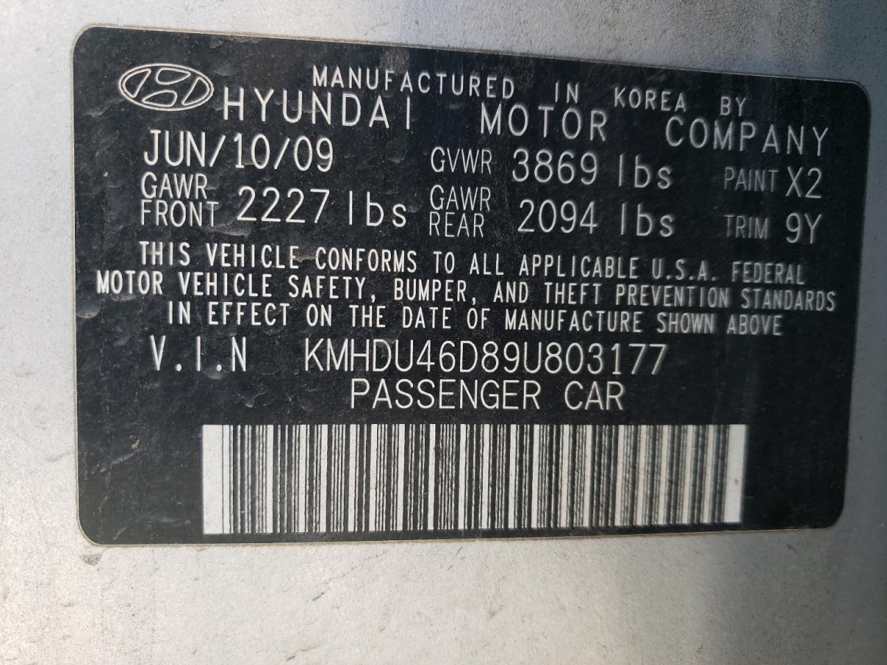 2009 Hyundai Elantra - Image 12