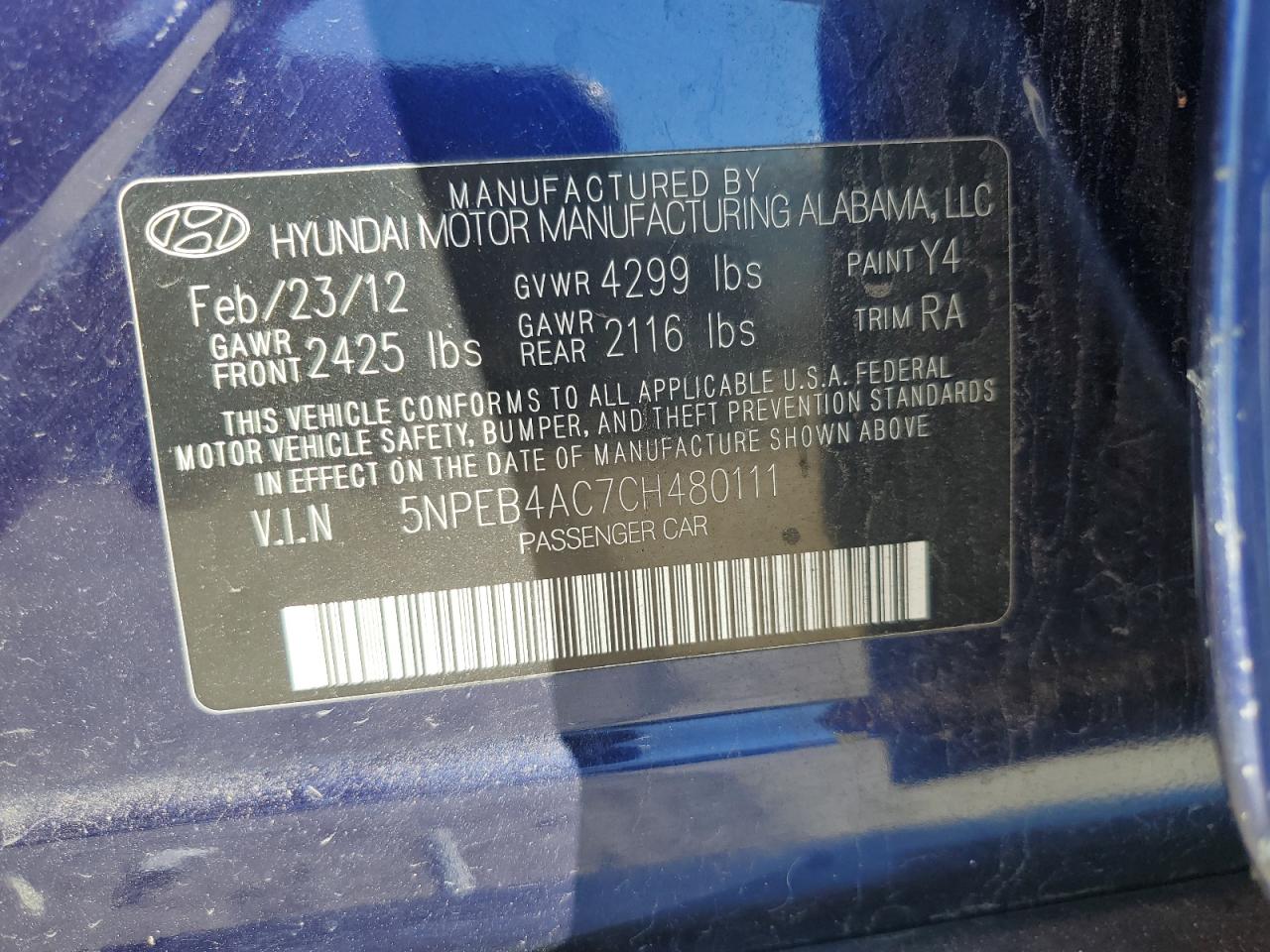 2012 Hyundai Sonata - Image 12