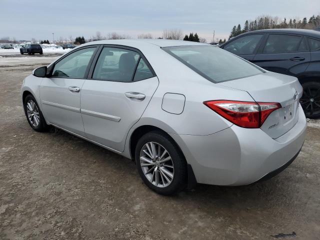  TOYOTA COROLLA 2014 Silver