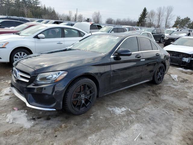 2017 MERCEDES-BENZ C 300 4MATIC for sale at Copart ON - TORONTO