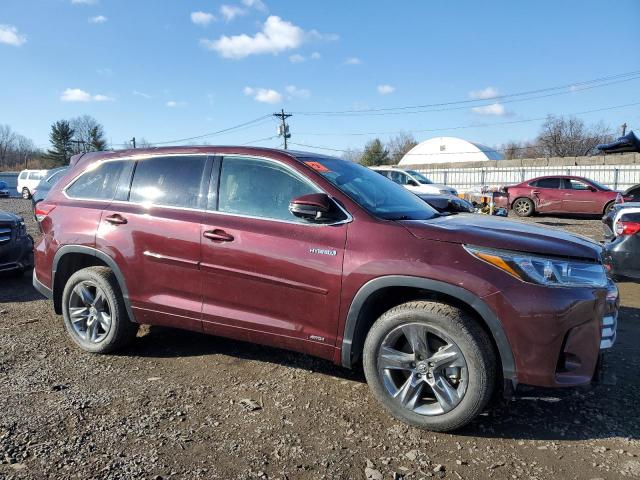  TOYOTA HIGHLANDER 2017 Бургунді