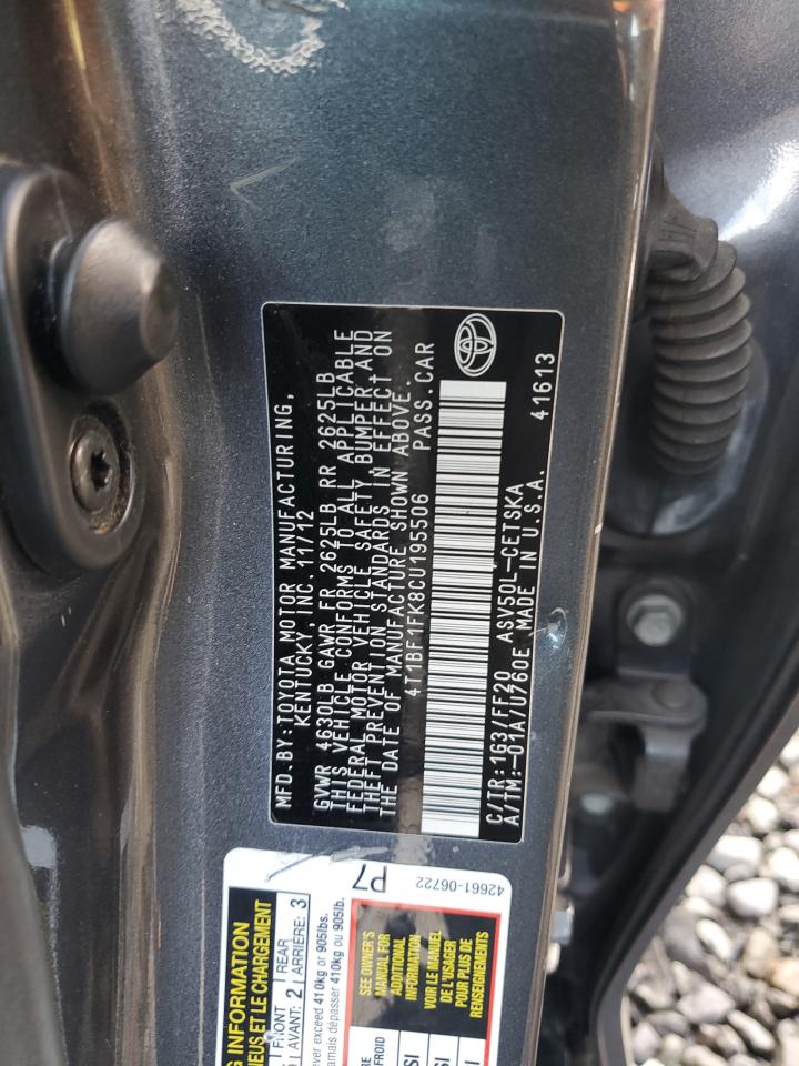 2012 Toyota Camry - Image 12