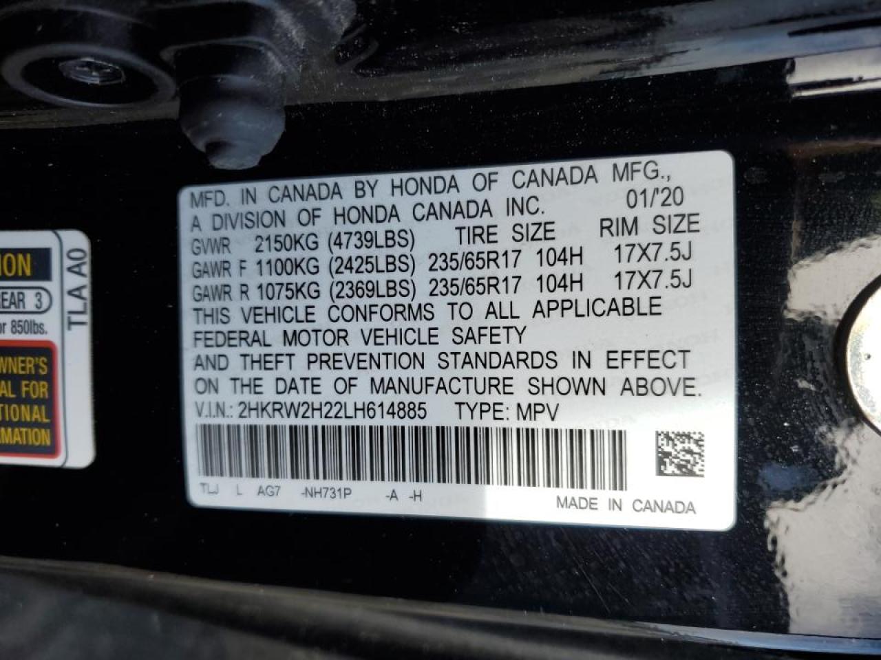 2020 Honda CR-V - Image 14
