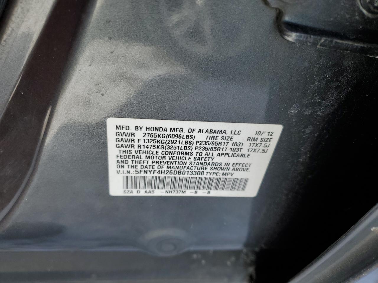 2013 Honda Pilot - Image 13