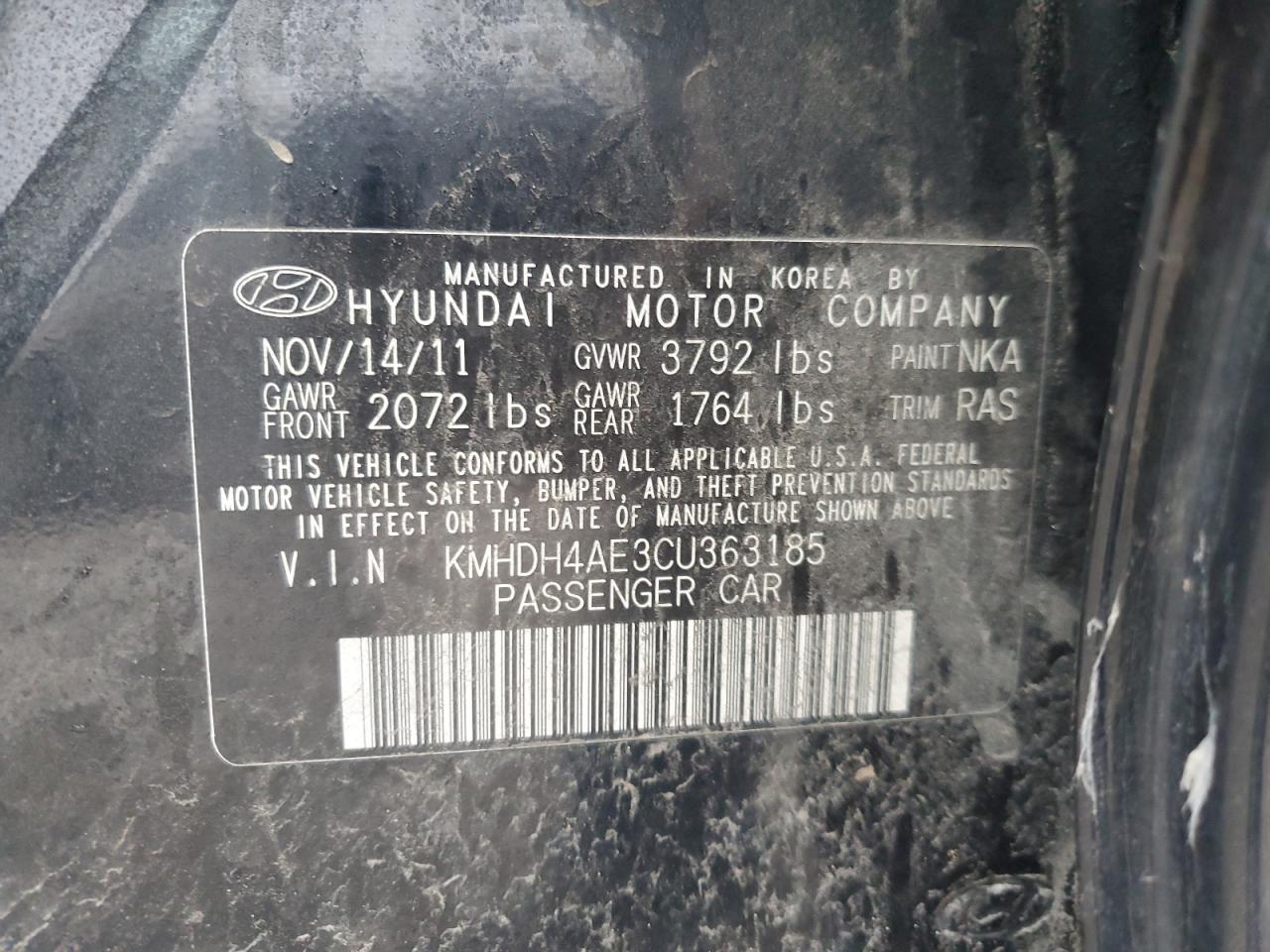 2012 Hyundai Elantra - Image 13