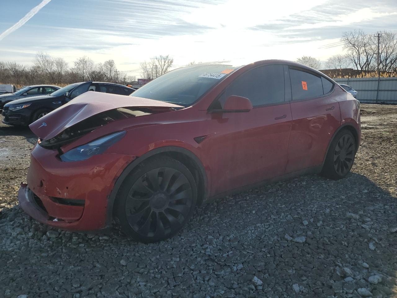 2021 Tesla Model Y на продаже в Chicago Heights, IL - Front End