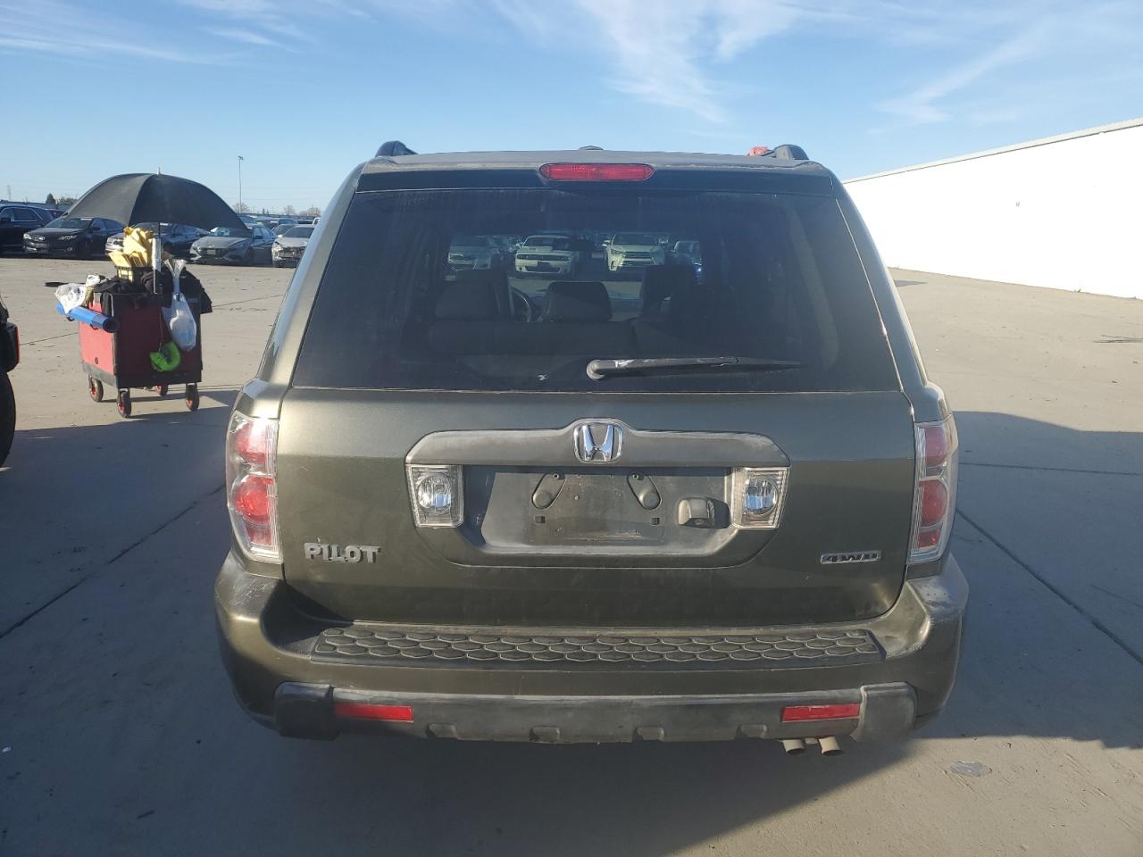 2006 Honda Pilot Ex VIN: 5FNYF18716B027422 Lot: 44616135