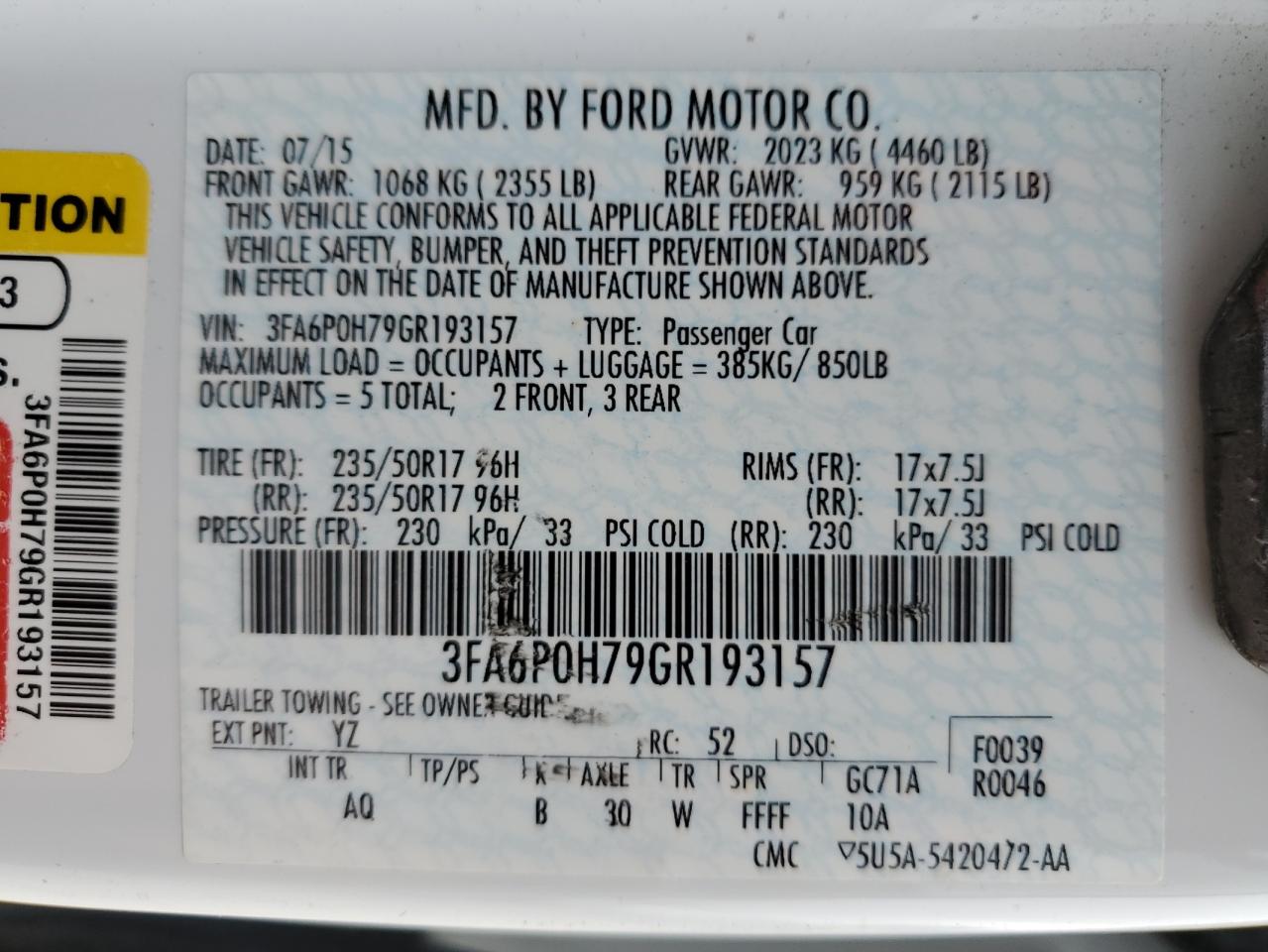 2016 Ford Fusion - Image 13