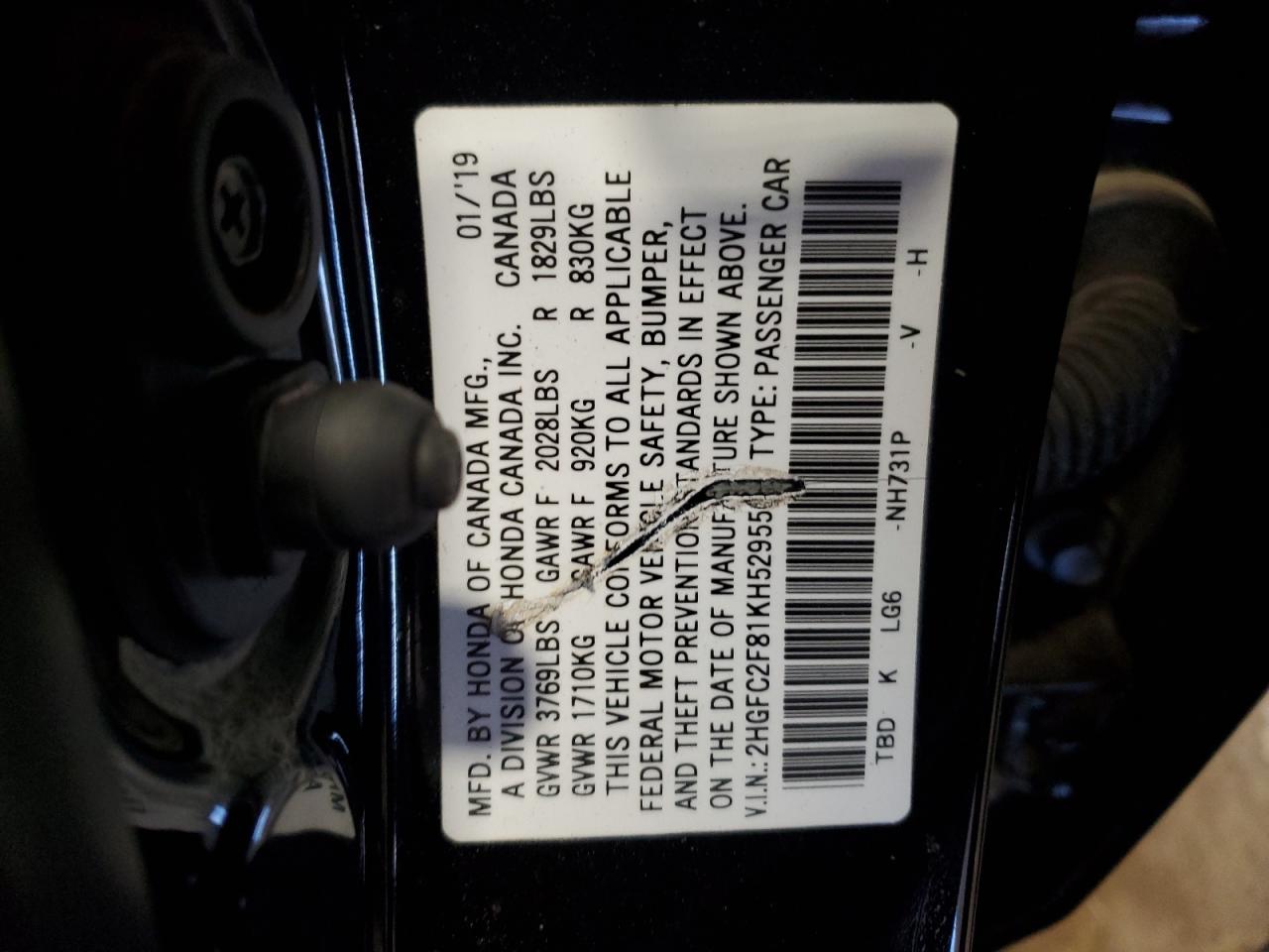 2019 Honda Civic - Image 12