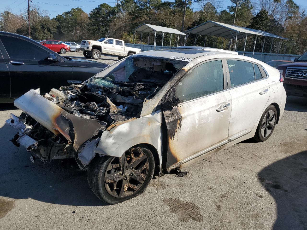 2022 Hyundai Ioniq Limited zu verkaufen in Savannah, GA - Burn