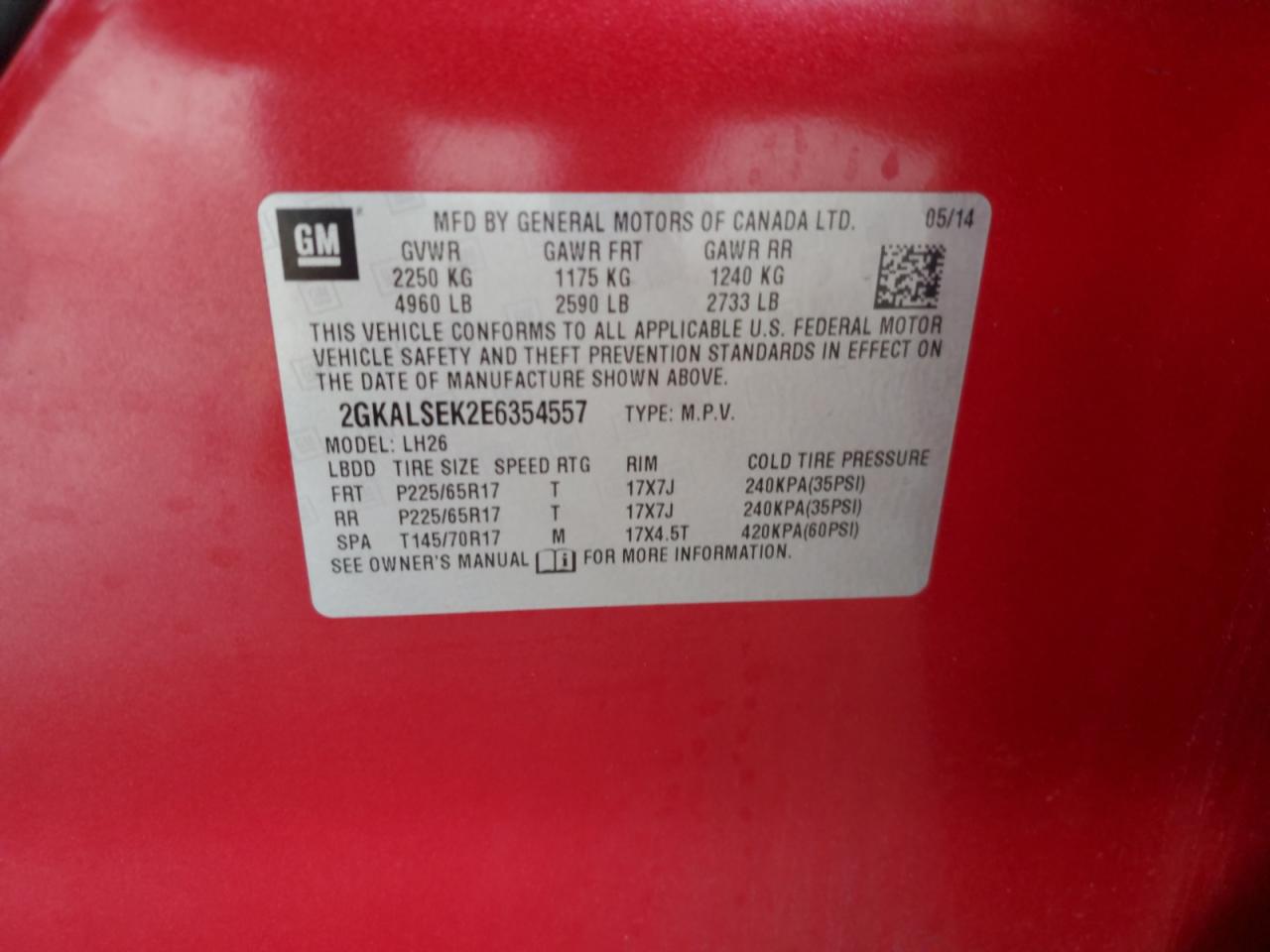 2014 GMC Terrain - Image 13