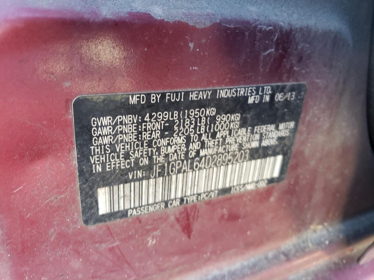 2013 Subaru Impreza - Image 12