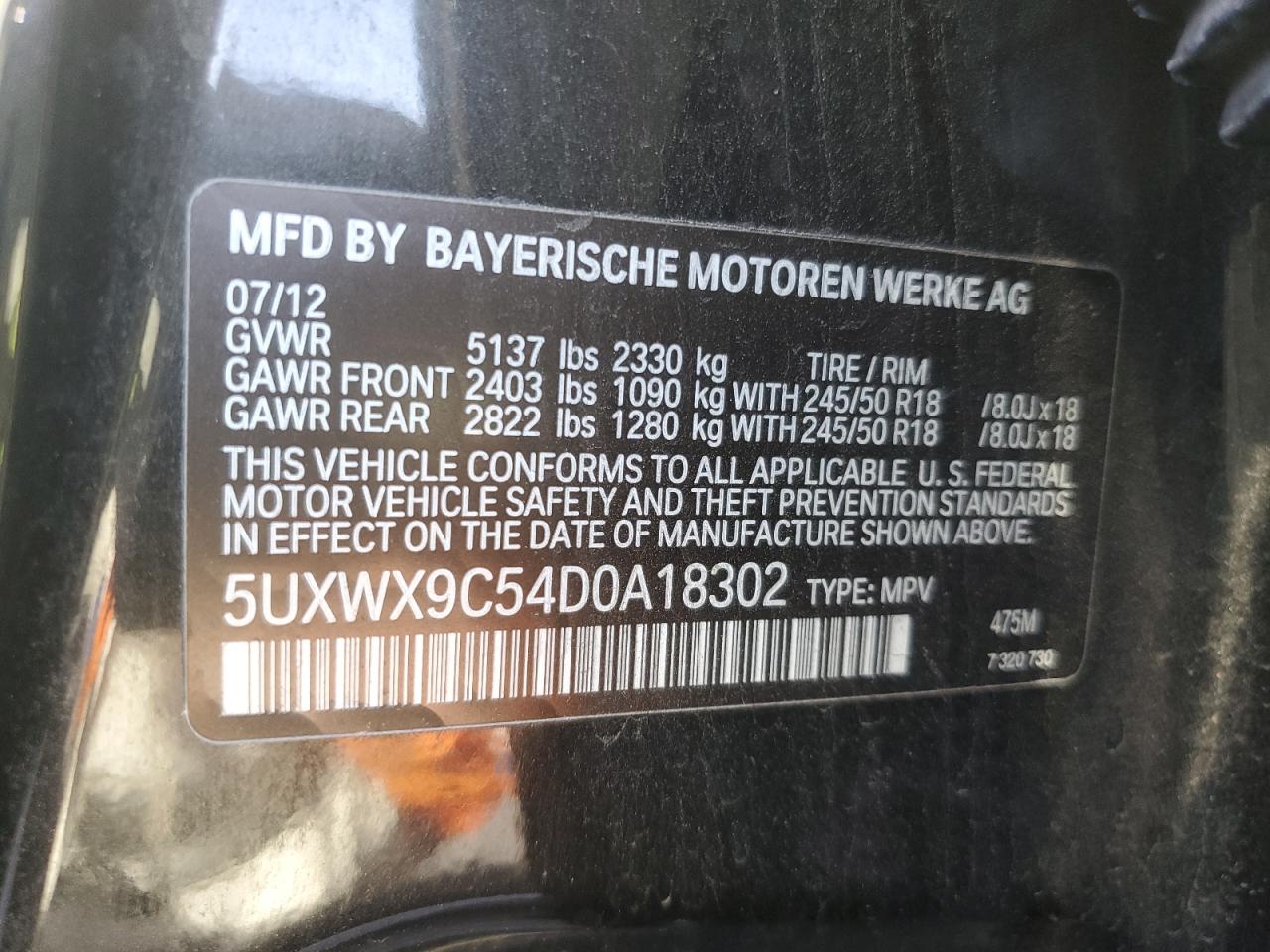 2013 BMW X3 - Image 12
