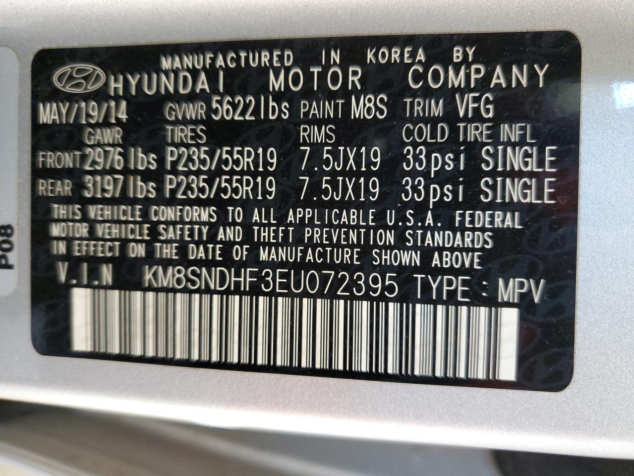 2014 Hyundai Santa Fe - Image 13