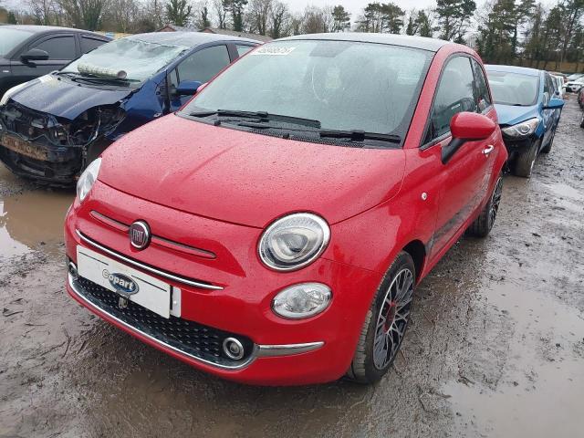 2023 FIAT 500 RED MH for sale at Copart WOLVERHAMPTON