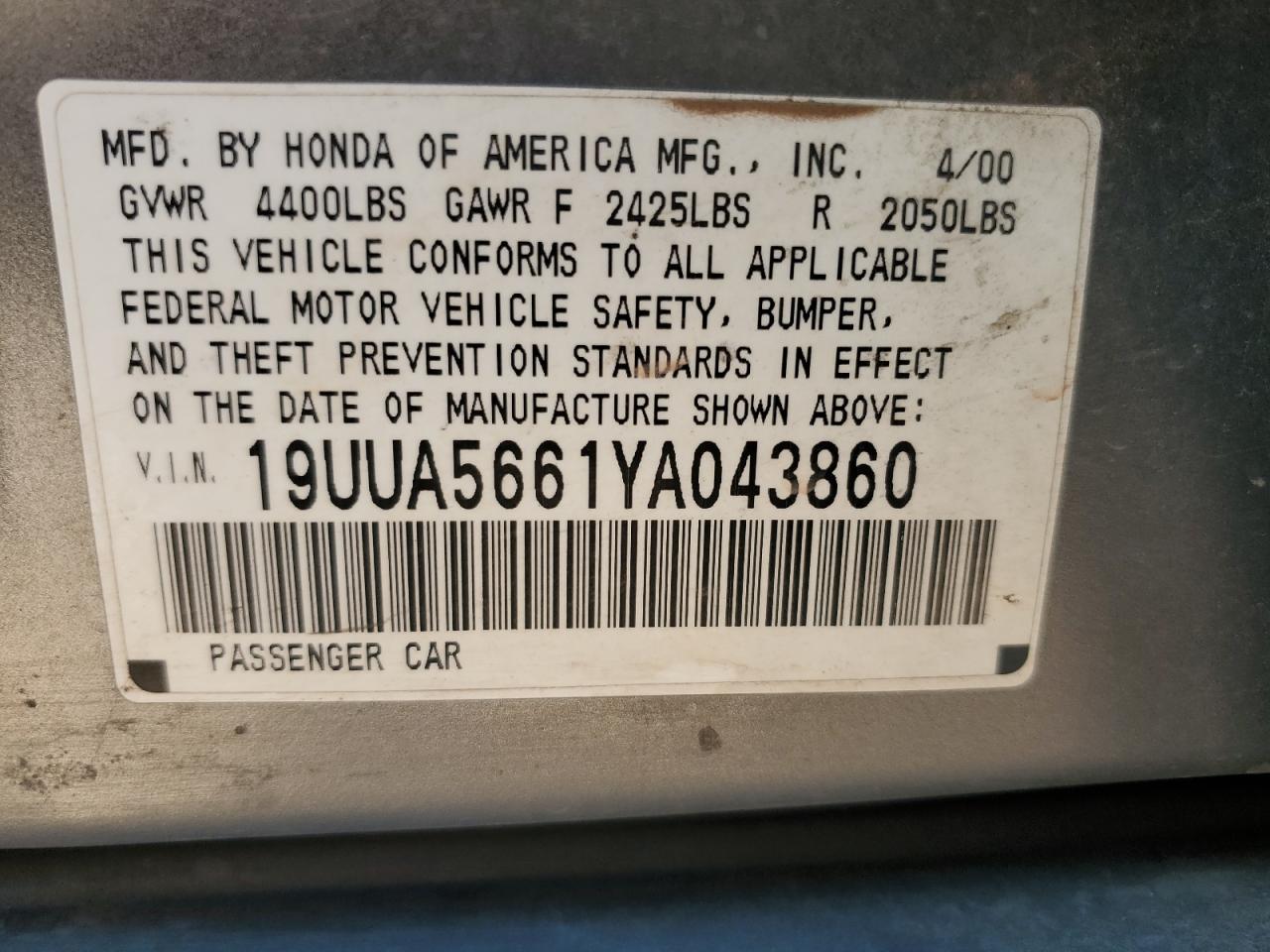 2000 Acura TL - Image 14