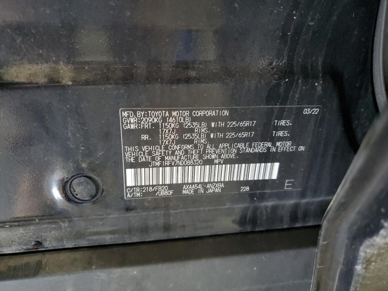 2022 Toyota RAV 4 - Image 13