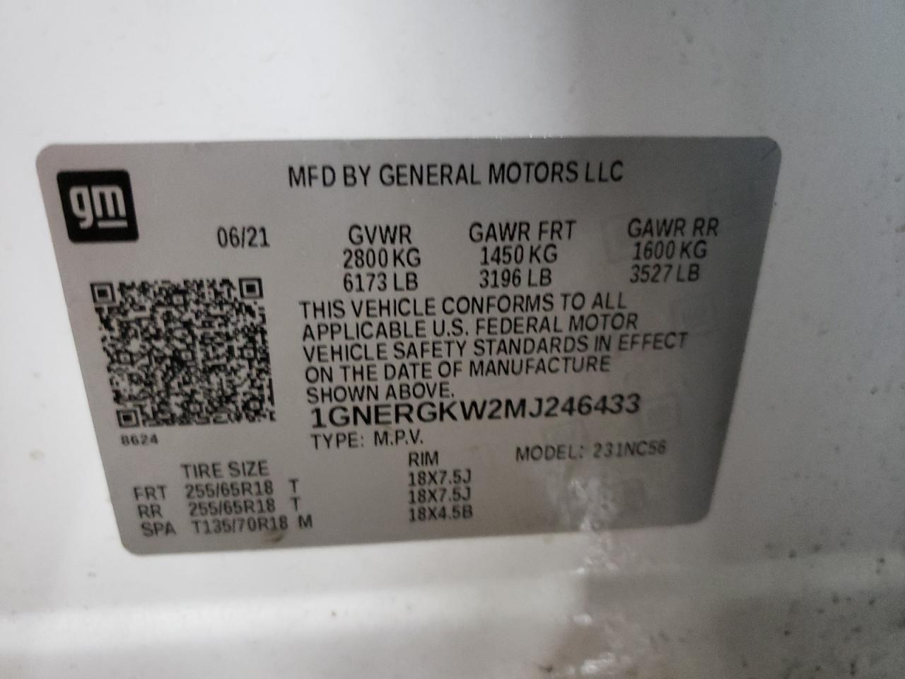 2021 Chevrolet Traverse - Image 14