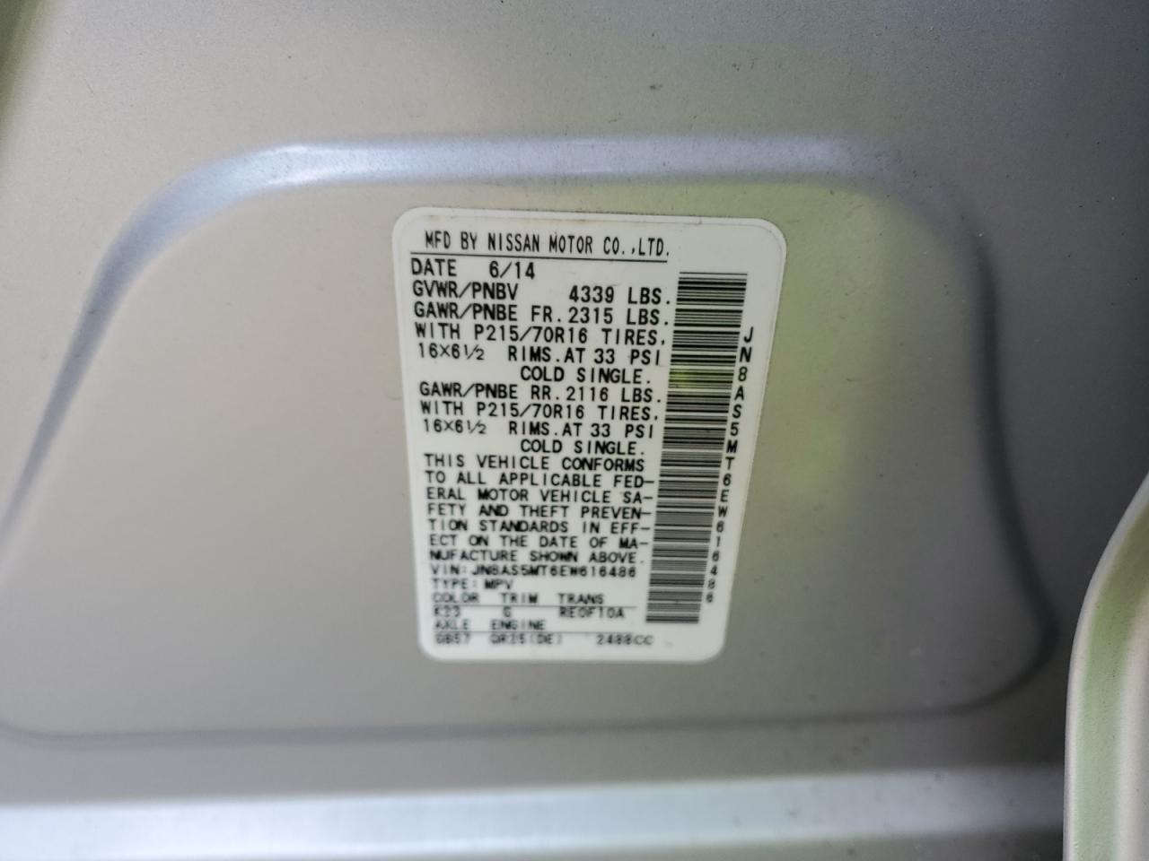 2014 Nissan Rogue - Image 13