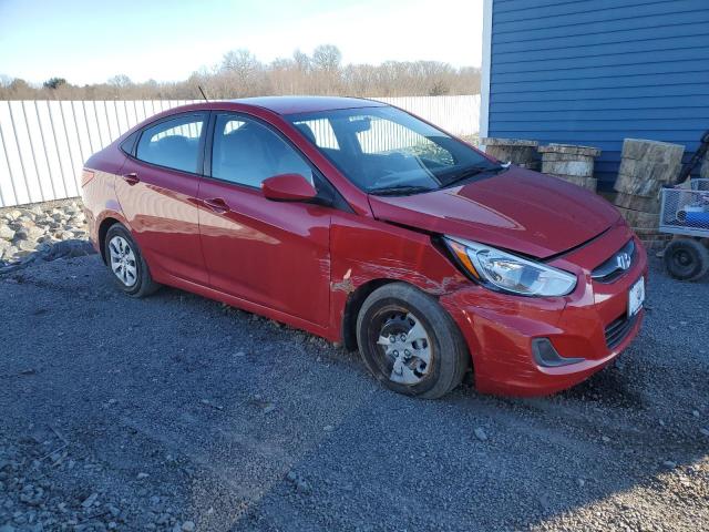  HYUNDAI ACCENT 2016 Red