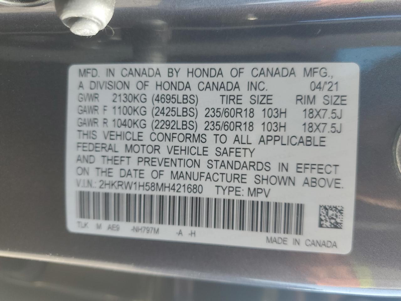 2021 Honda CR-V - Image 14
