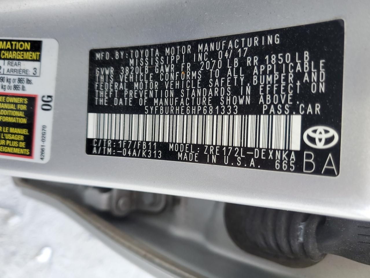 2017 Toyota Corolla - Image 12