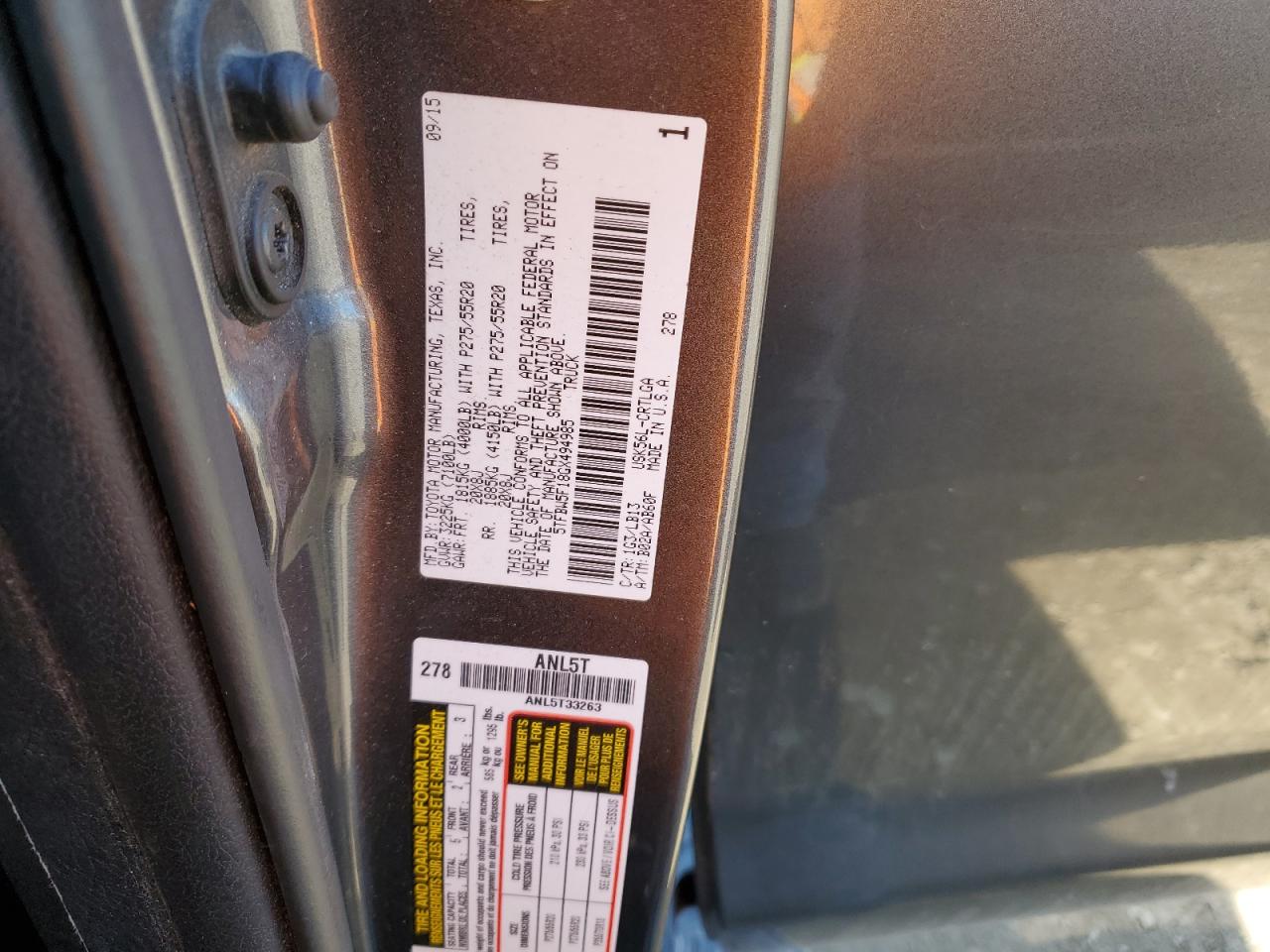 2016 Toyota Tundra - Image 12