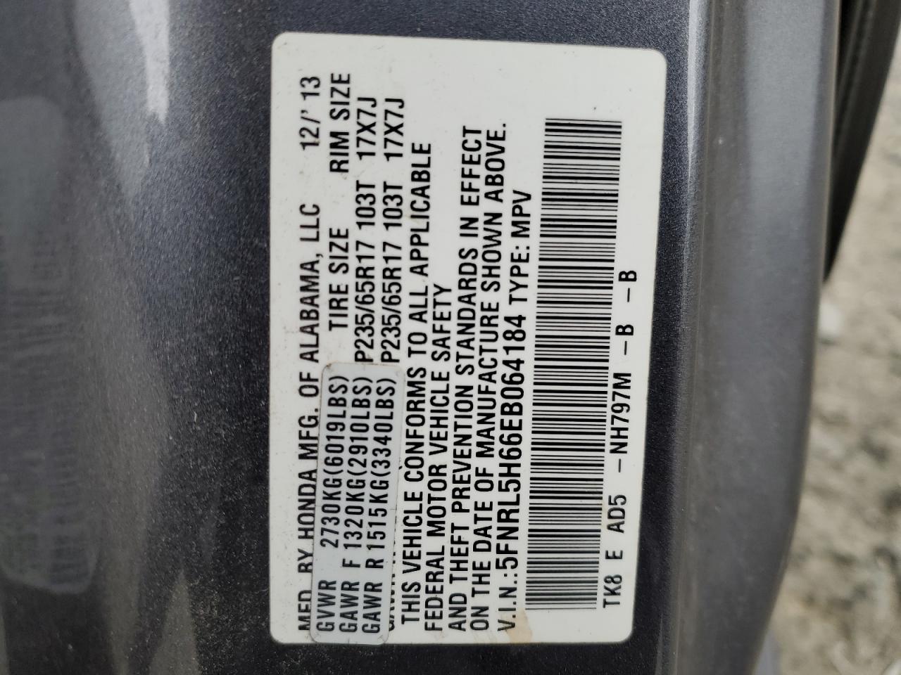 2014 Honda Odyssey - Image 13