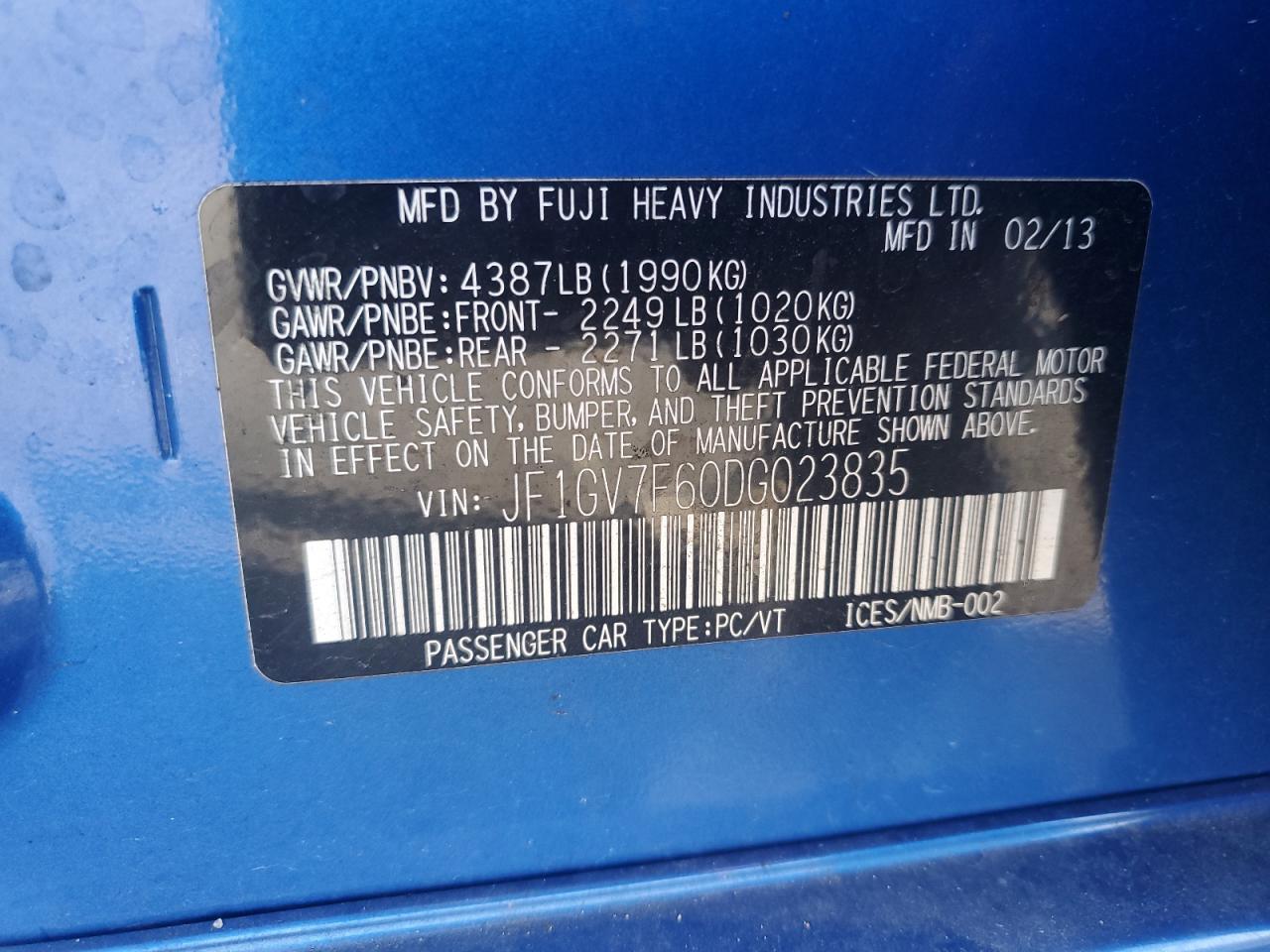 2013 Subaru WRX - Image 12