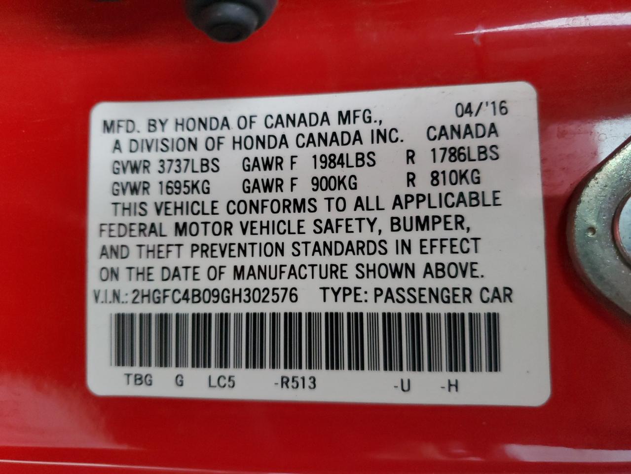 2016 Honda Civic - Image 15