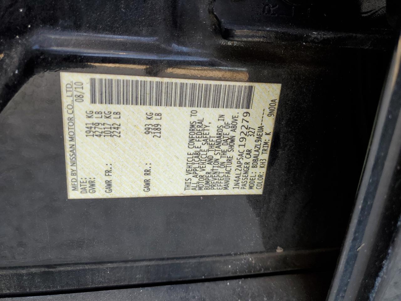 2010 Nissan Altima - Image 12