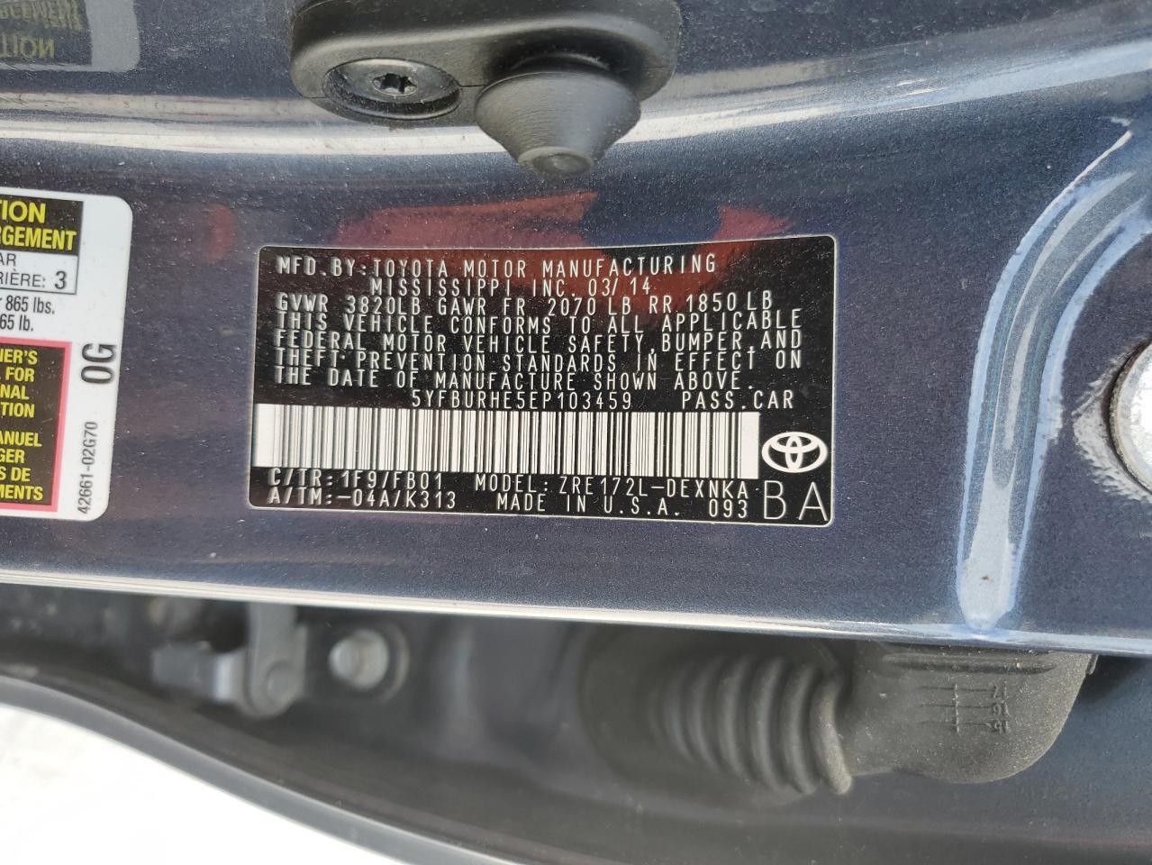2014 Toyota Corolla - Image 12
