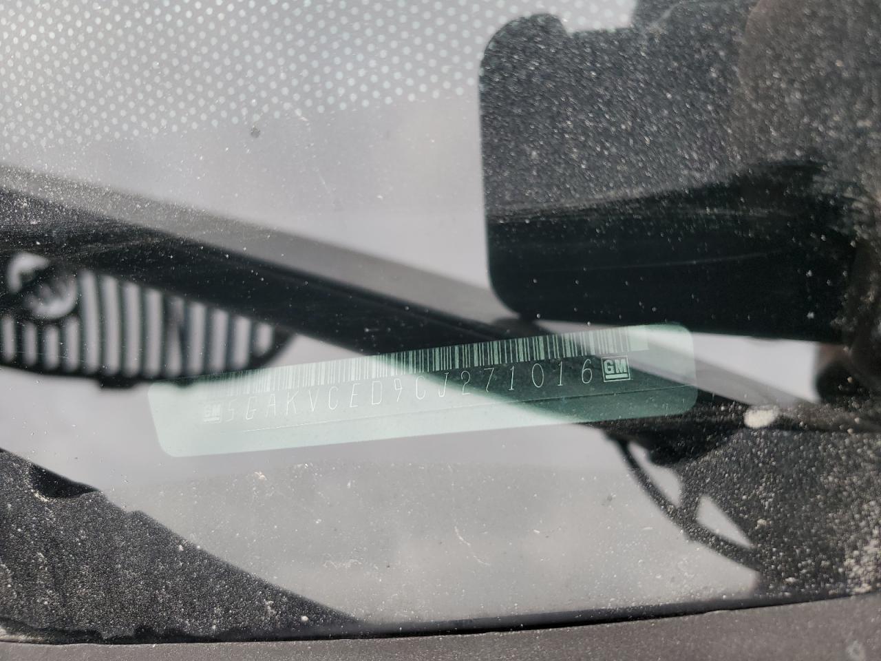 2012 Buick Enclave VIN: 5GAKVCED9CJ271016 Lot: 45653935