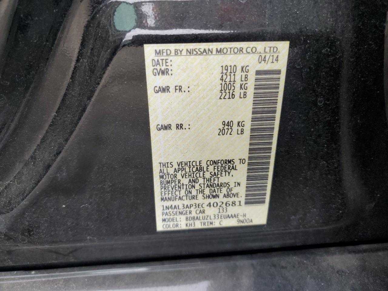 2014 Nissan Altima - Image 12
