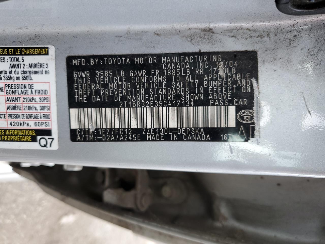 2005 Toyota Corolla - Image 12