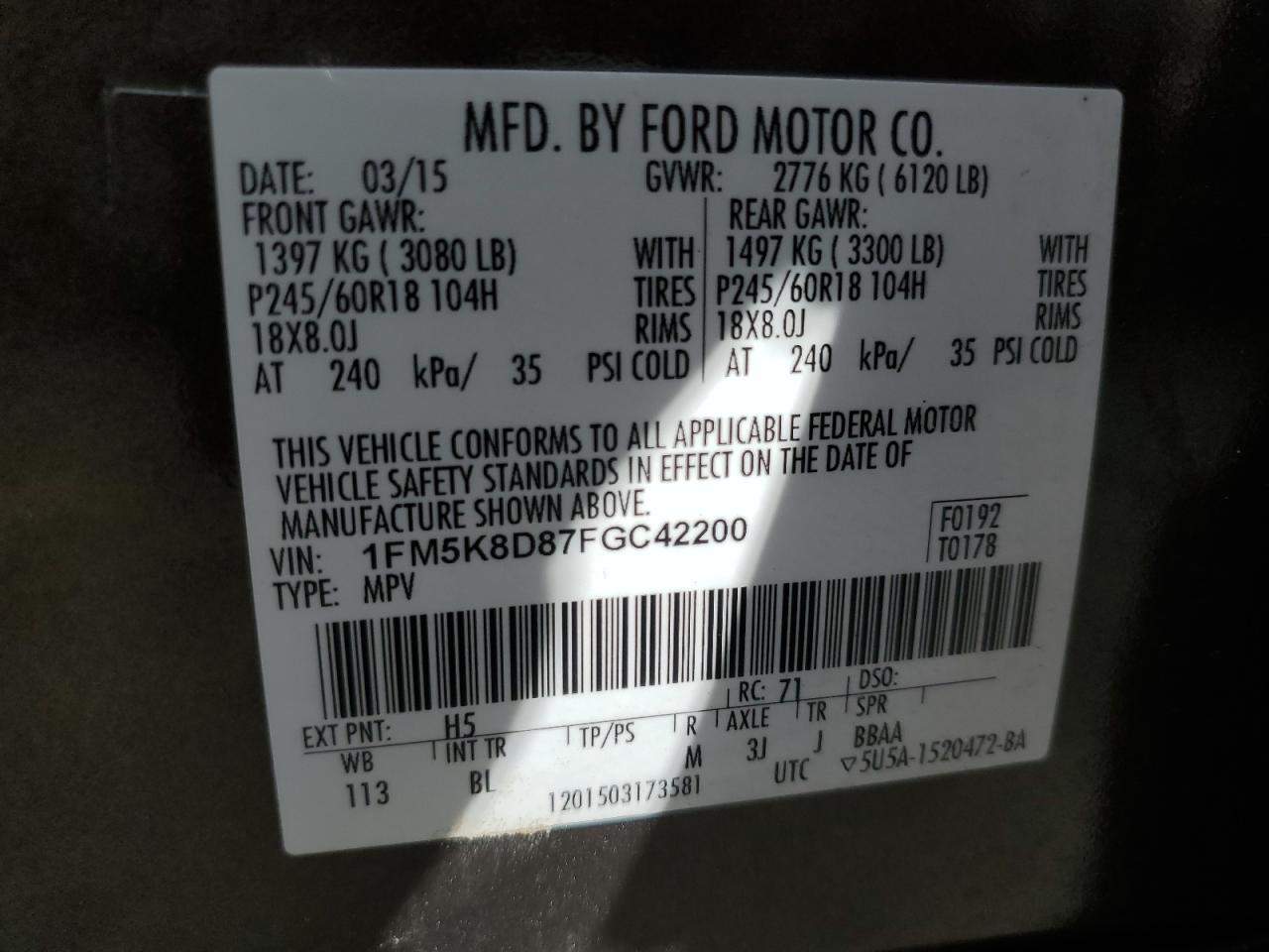2015 Ford Explorer - Image 13