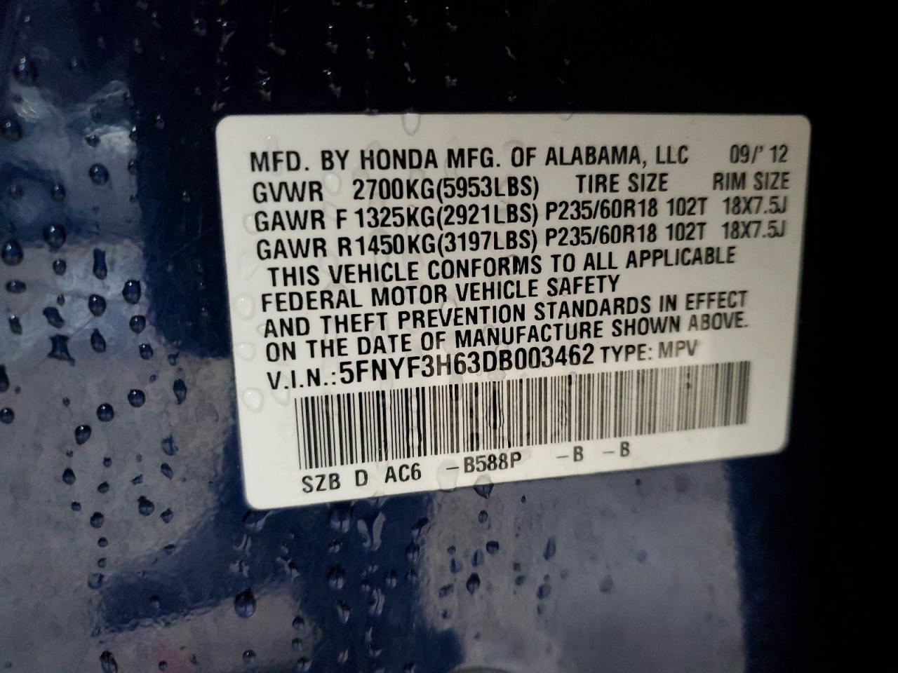 2013 Honda Pilot - Image 16