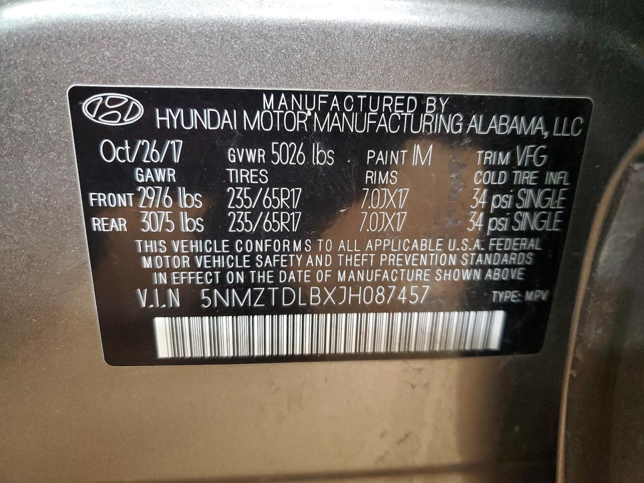 2018 Hyundai Santa Fe - Image 15