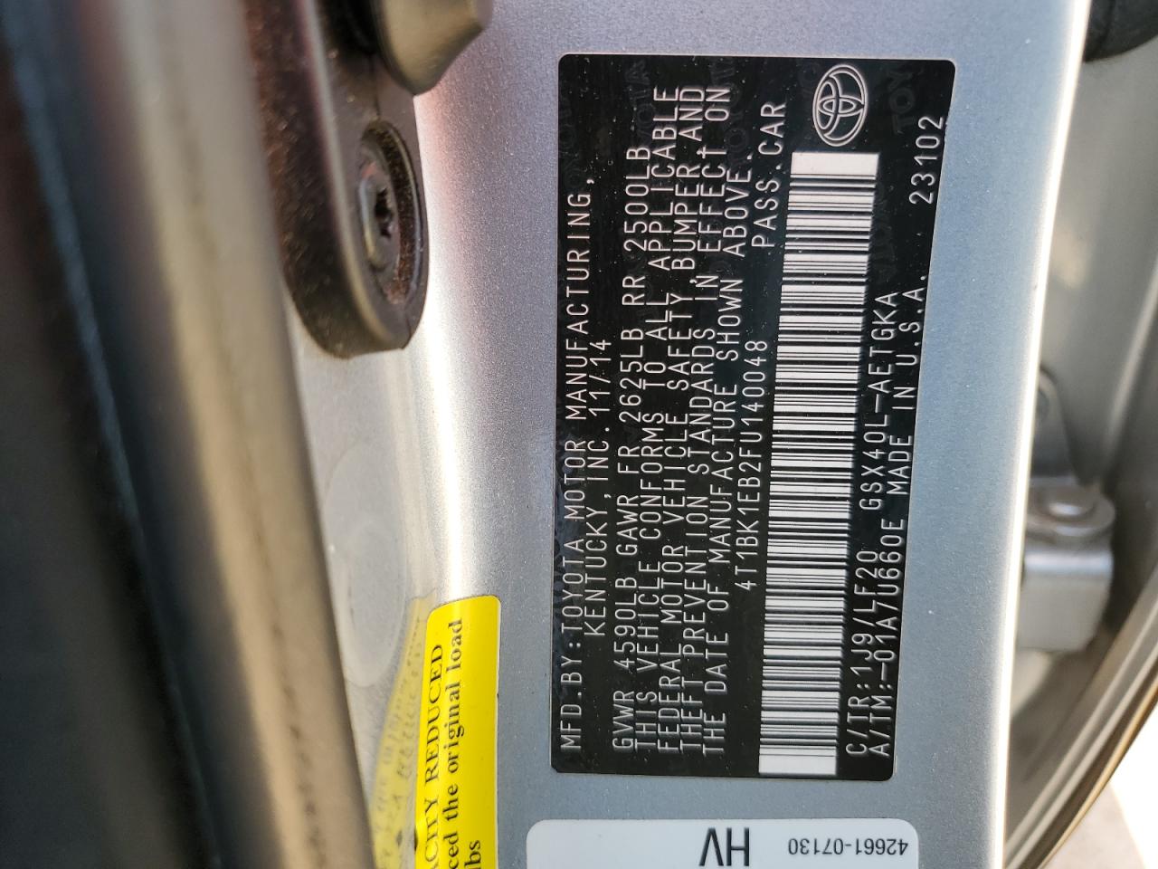 2015 Toyota Avalon - Image 12
