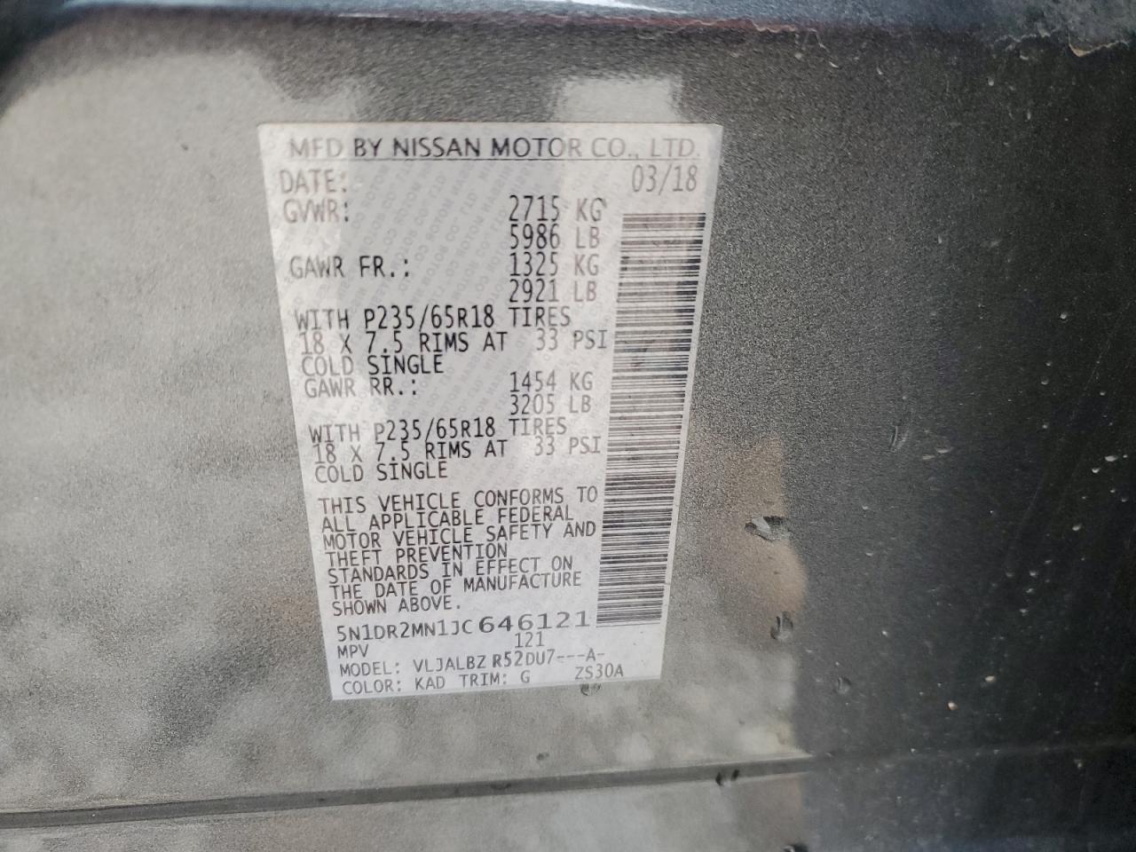 2018 Nissan Pathfinder - Image 13