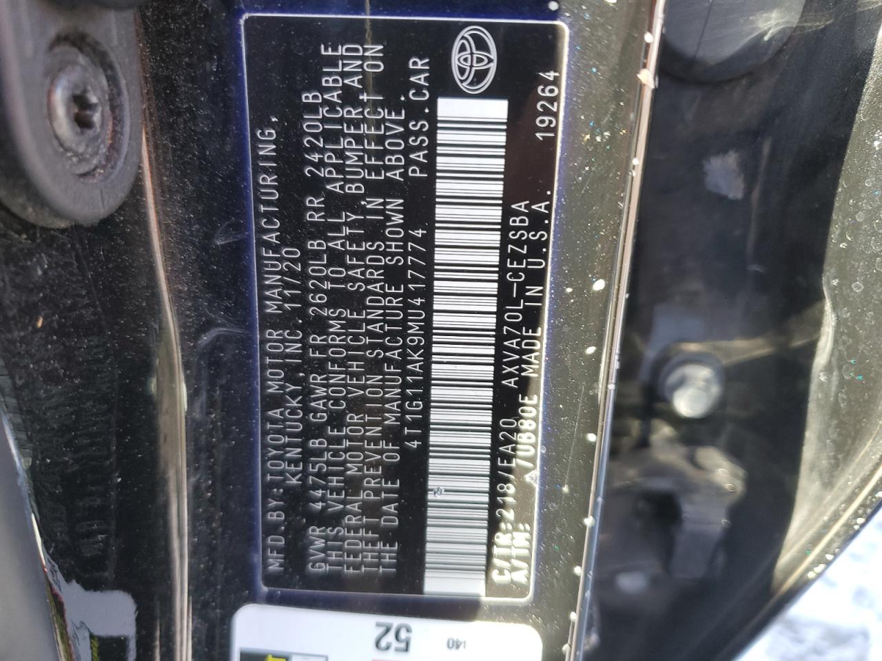2021 Toyota Camry - Image 12